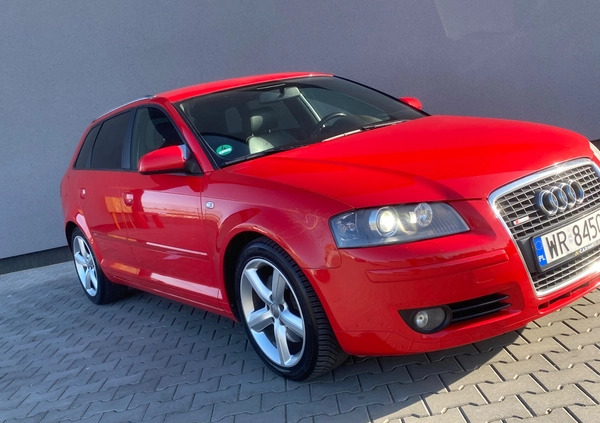 Audi A3 cena 25900 przebieg: 236500, rok produkcji 2007 z Radom małe 301